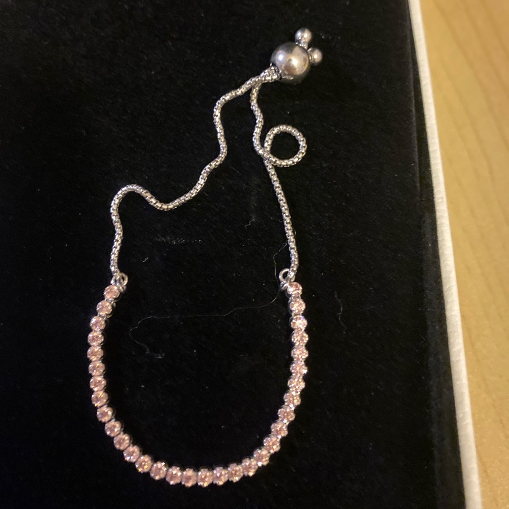 Pandora Pink Sparkling Strand Bracelet